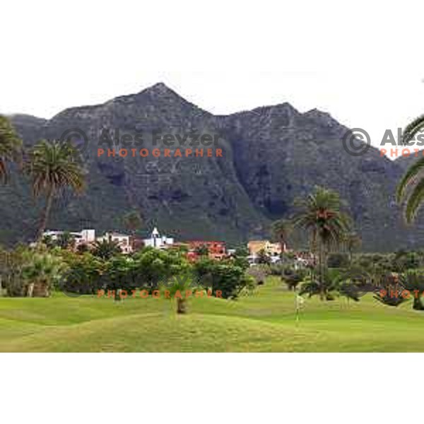 Buenavista golf has 18 holes designed by Severiano Ballesteros is located near Buenavista del Norte at Tenerife, Canary Islands photographed on November 25, 2018