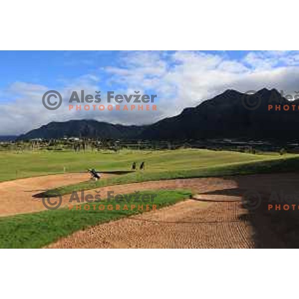 Buenavista golf has 18 holes designed by Severiano Ballesteros is located near Buenavista del Norte at Tenerife, Canary Islands photographed on November 25, 2018