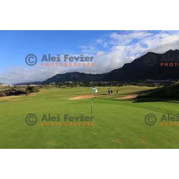Buenavista golf has 18 holes designed by Severiano Ballesteros is located near Buenavista del Norte at Tenerife, Canary Islands photographed on November 25, 2018