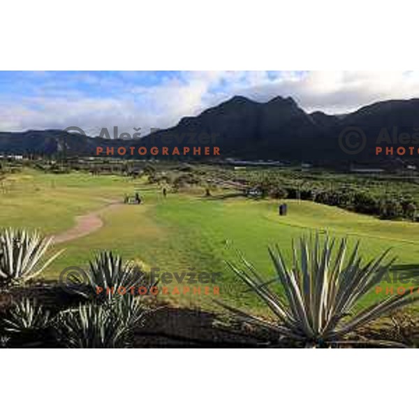 Buenavista golf has 18 holes designed by Severiano Ballesteros is located near Buenavista del Norte at Tenerife, Canary Islands photographed on November 25, 2018