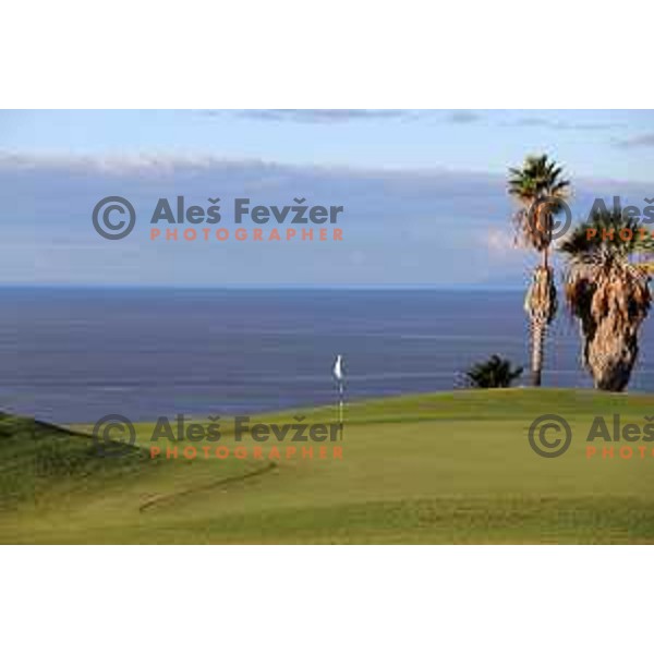 Costa Adeje golf is 18 holes Championship course built on the former banana plantations. Photographed at Tenerife, Canary Islands on November 27, 2018