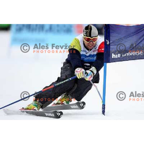 Gregor Grilc during first run of HIT Ski Legends Challenge by Jure Kosir in Kranjska gora, Slovenia 2.2.2008. Photo by Ales Fevzer 