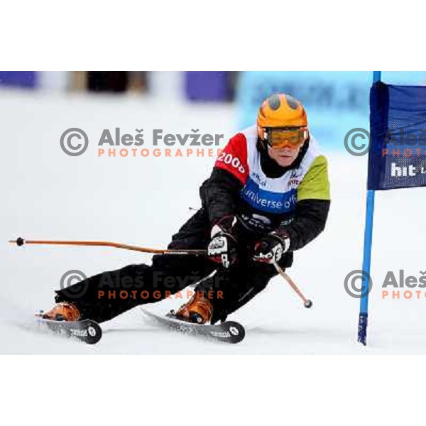 Urska Rabic during first run of HIT Ski Legends Challenge by Jure Kosir in Kranjska gora, Slovenia 2.2.2008. Photo by Ales Fevzer 