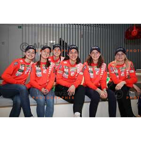 press conference of Slovenia Ski Nordic Team in Triglav Lab, Ljubljana, Slovenia on January 8, 2019