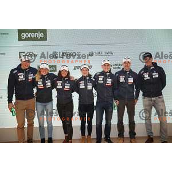 press conference of Slovenia Ski Nordic Team in Triglav Lab, Ljubljana, Slovenia on January 8, 2019