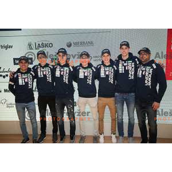 press conference of Slovenia Ski Nordic Team in Triglav Lab, Ljubljana, Slovenia on January 8, 2019