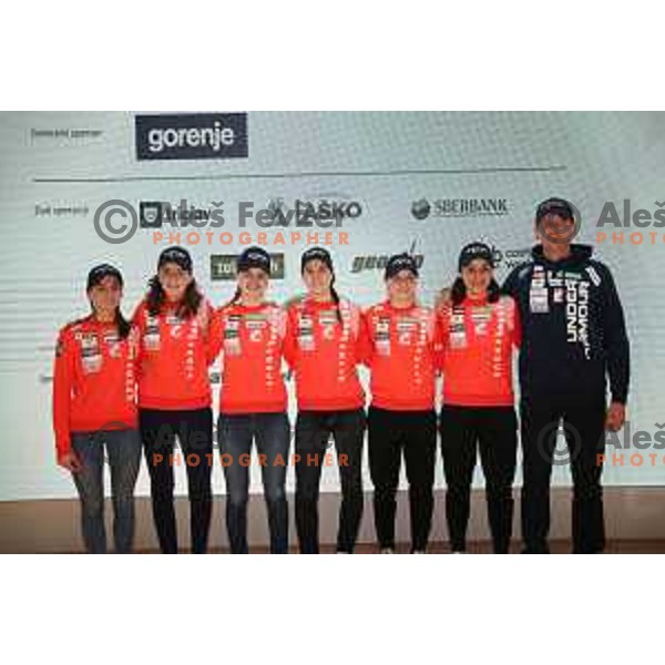 press conference of Slovenia Ski Nordic Team in Triglav Lab, Ljubljana, Slovenia on January 8, 2019