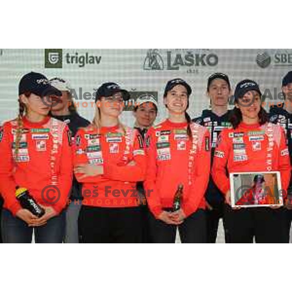 press conference of Slovenia Ski Nordic Team in Triglav Lab, Ljubljana, Slovenia on January 8, 2019