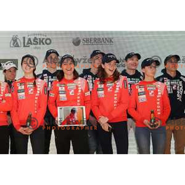 press conference of Slovenia Ski Nordic Team in Triglav Lab, Ljubljana, Slovenia on January 8, 2019