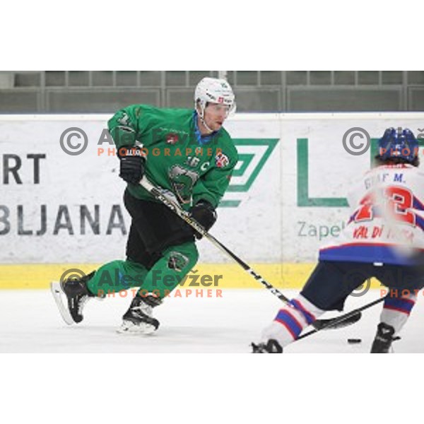 Ales Music of SZ Olimpija in action during Alps League ice-hockey match between SZ Olimpija and Fassa in Tivoli Hall, Ljubljana, Slovenia on January 9, 2018