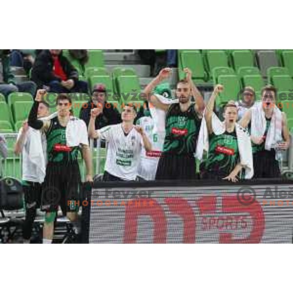 Mirza Begic of Petrol Olimpija in action during ABA league basketball match between Petrol Olimpija and Mega Bamax in SRC Stozice, Ljubljana on January 13, 2019