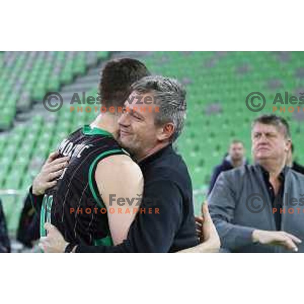 Tomaz Berlocnik during ABA league basketball match between Petrol Olimpija and Mega Bamax in SRC Stozice, Ljubljana on January 13, 2019