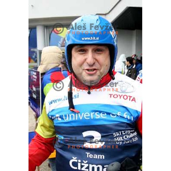 Matej Paradiz at before start of HIT Ski legends Challenge in Kranjska gora, Slovenia 2.2.2008. Photo by Ales Fevzer 