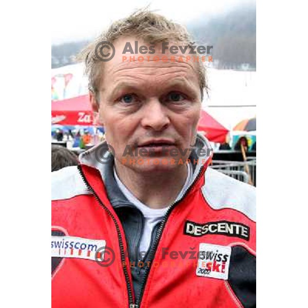 Paul Accola at before start of HIT Ski legends Challenge in Kranjska gora, Slovenia 2.2.2008. Photo by Ales Fevzer 