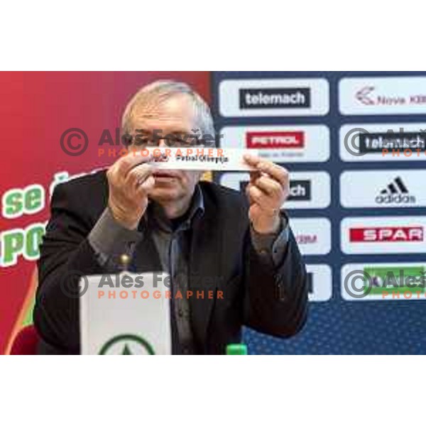 Boris Majer at Spar Cup draw in Ljubljana on January 21, 2019