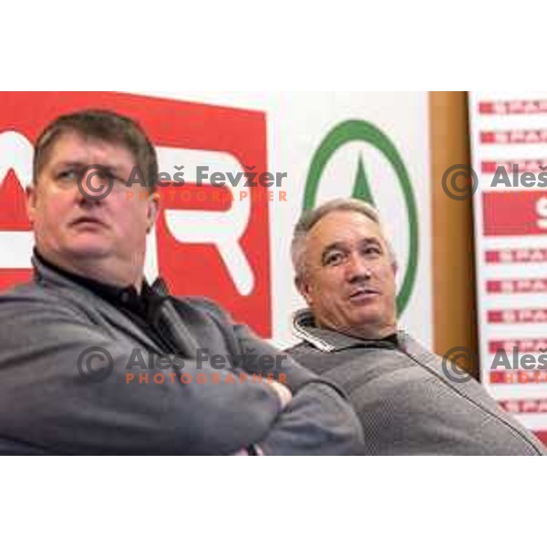 Lado Gorjan of Helios Suns at Spar Cup draw in Ljubljana on January 21, 2019