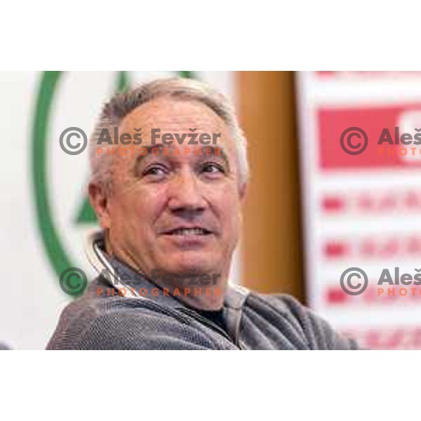 Lado Gorjan of Helios Suns at Spar Cup draw in Ljubljana on January 21, 2019