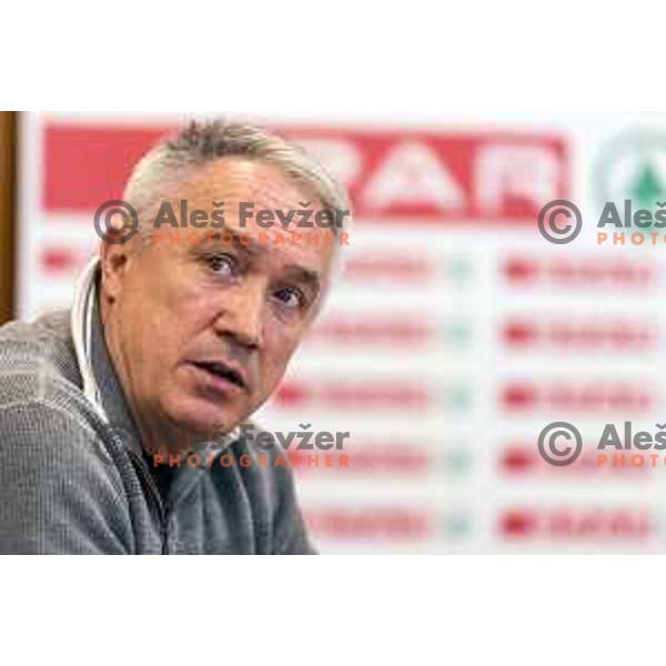 Lado Gorjan of Helios Suns at Spar Cup draw in Ljubljana on January 21, 2019