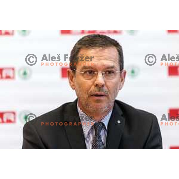 Igor Mervic, general manager of Spar Slovenija at Spar Cup draw in Ljubljana on January 21, 2019