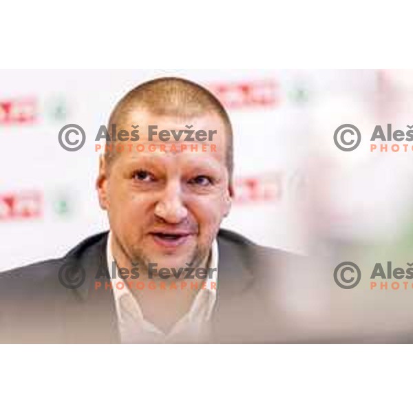 Matej Erjavec at Spar Cup draw in Ljubljana on January 21, 2019