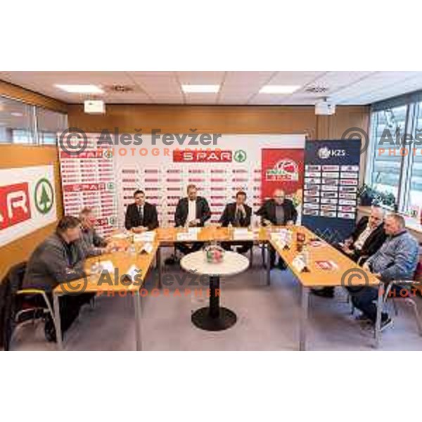 Spar Cup draw in Ljubljana on January 21, 2019