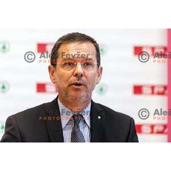 Igor Mervic, general manager of Spar Slovenija at Spar Cup draw in Ljubljana on January 21, 2019