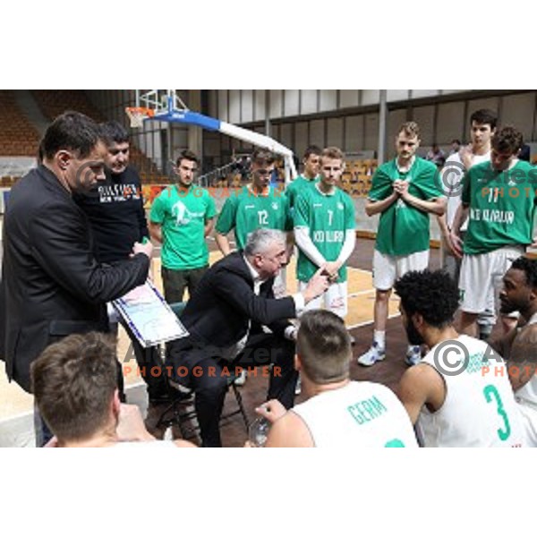 Sasa Doncic, head coach of Ilirija during Nova KBM League basketball match between Ilirija and Sixt Primorska in Tivoli Hall, Ljubljana on January 27, 2019