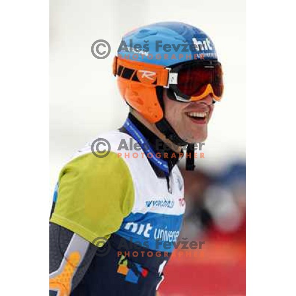 Jure Kosir at HIT Ski Legends Challenge in Kranjska gora, Slovenia 2.2.2008. Photo by Ales Fevzer 