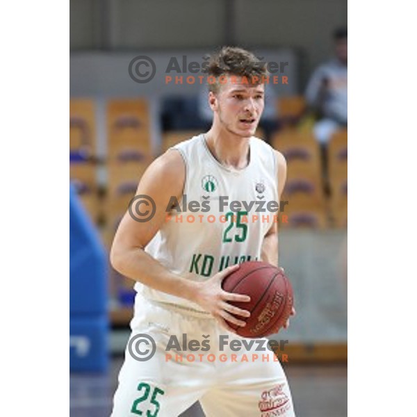 in action during Nova KBM League basketball match between Ilirija and Sixt Primorska in Tivoli Hall, Ljubljana on January 27, 2019