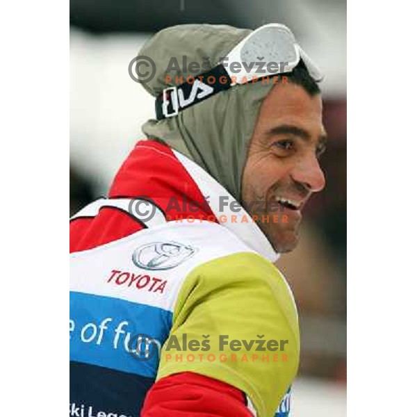 Alberto Tomba at HIT Ski Legends Challenge in Kranjska gora, Slovenia 2.2.2008. Photo by Ales Fevzer 