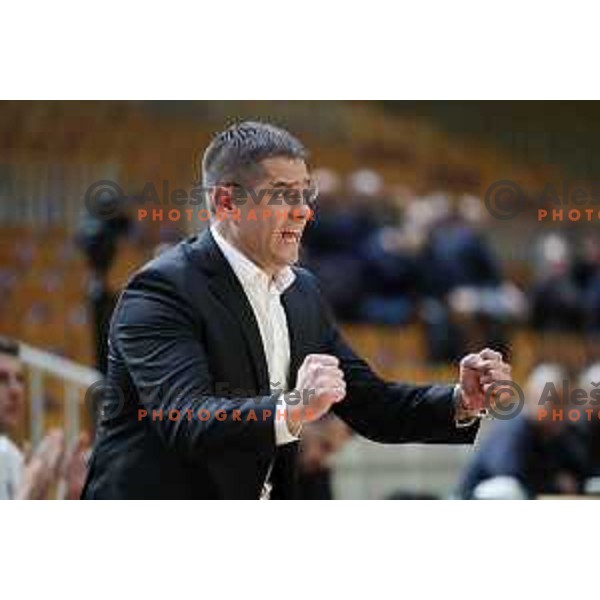 Sasa Nikitovic, head coach of Petrol Olimpija during ABA league basketball match between Petrol Olimpija and Buducnost in Tivoli Hall, Ljubljana on January 28, 2019