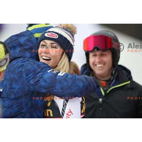 Mikaela Shiffrin (USA), winner of AUDI FIS World Cup Giant Slalom for 55. Golden Fox Zlata Lisica in Maribor, Slovenia on February 1, 2019