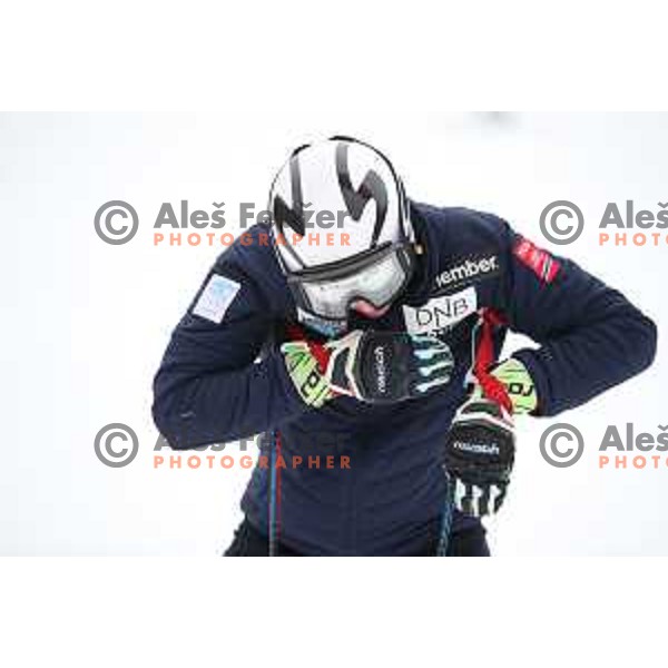 Course inspection before AUDI FIS World Cup Giant Slalom for 55. Golden Fox Zlata Lisica in Maribor, Slovenia on February 1, 2019