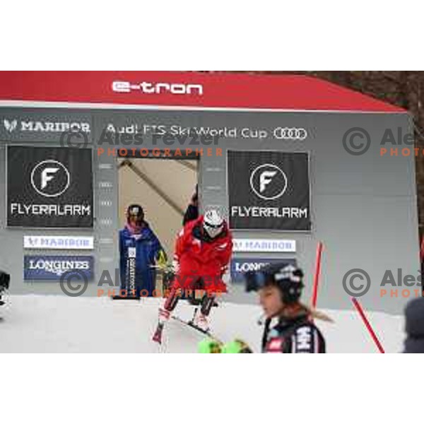 Course inspection before AUDI FIS World Cup Slalom for 55. Golden Fox Zlata Lisica in Maribor, Slovenia on February 2, 2019