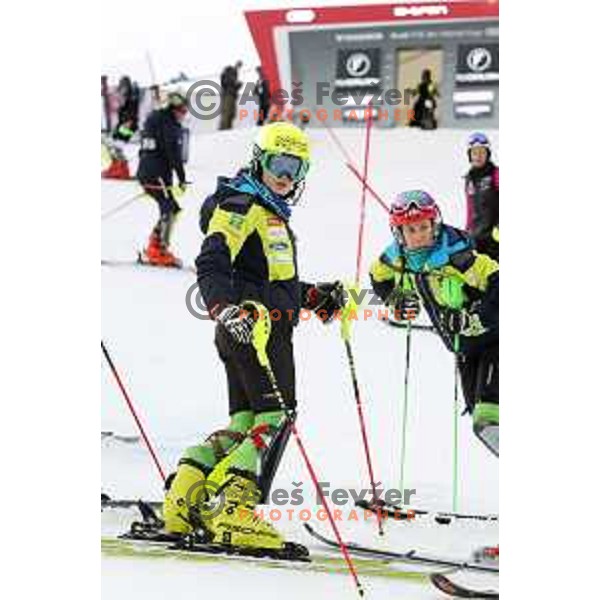 Neja Dvornik at Course inspection before AUDI FIS World Cup Slalom for 55. Golden Fox Zlata Lisica in Maribor, Slovenia on February 2, 2019