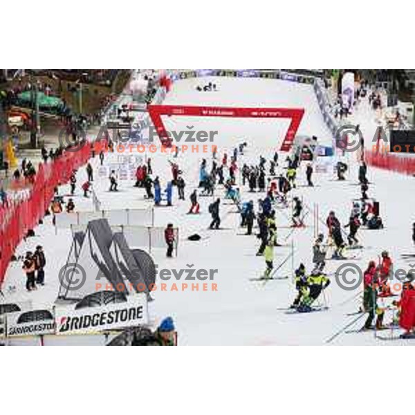 Course inspection before AUDI FIS World Cup Slalom for 55. Golden Fox Zlata Lisica in Maribor, Slovenia on February 2, 2019