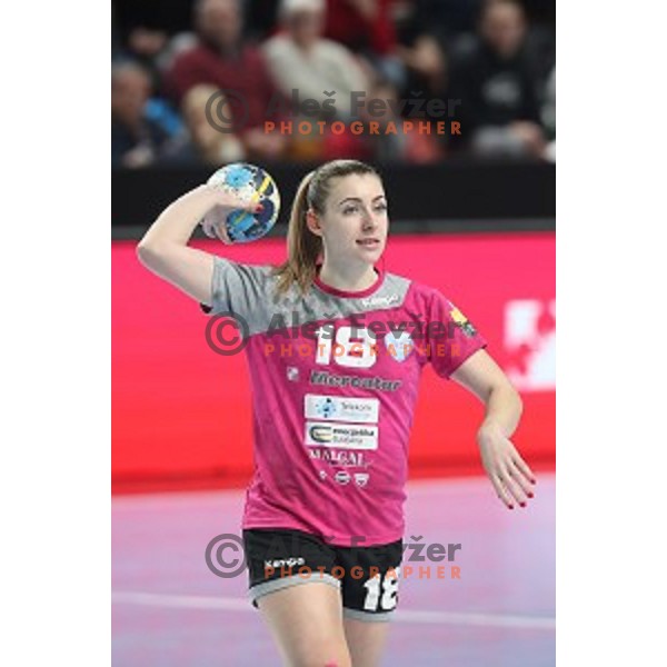 action during Women\'s EHF Champions League match between Krim Mercator and Vipers Kristansand in Kodeljevo Hall, Ljubljana, Slovenia on January 26, 2019