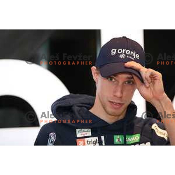 Slovenia Nordic Ski jumping team press conference in Ljubljana, Slovenia on February 4, 2019