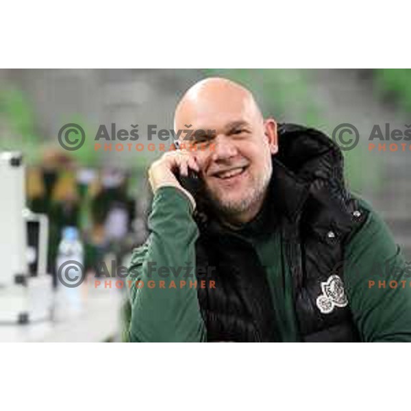Neven Spahija during Nova KBM league basketball match between Petrol Olimpija and Zlatorog in Stozice, Ljubljana, Slovenia on February 4, 2019