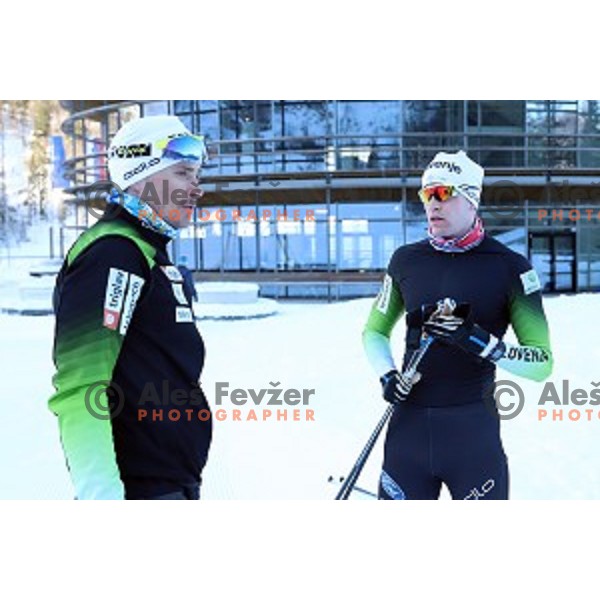 Ola Vigen Hattestad during practice session in Planica, Slovenia on February 5, 2019