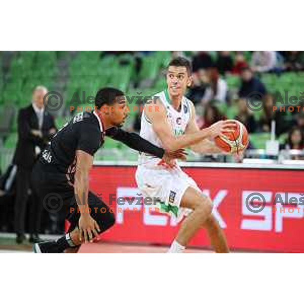Nenad Miljenovic of Petrol Olimpija in action during FIBA Champions League basketball match between Petrol Olimpija and Besiktas Sompo Japan in Stozice Hall, Ljubljana on February 6, 2019