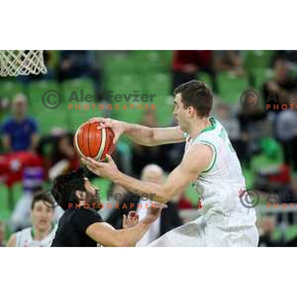 Drazen Bubnic of Petrol Olimpija in action during FIBA Champions League basketball match between Petrol Olimpija and Besiktas Sompo Japan in Stozice Hall, Ljubljana on February 6, 2019