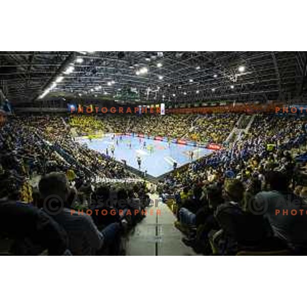 Arena Zlatorog during handball match between Celje PL and MOL Pick Szeged, Velux EHF Champions League 2018/19, played in Zlatorog Arena, Celje, Slovenia on February 10, 2018