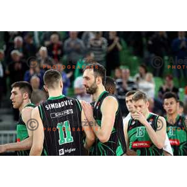 Mirza Begic of Petrol Olimpija in action during ABA league basketball match between Petrol Olimpija and Igokea in SRC Stozice, Ljubljana on February 11, 2019