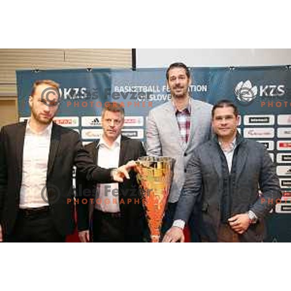 KZS press conference before SPAR Cup and Slovenia basketball team in World Cup qualification matches in Ljubljana on Febraury 14, 2019