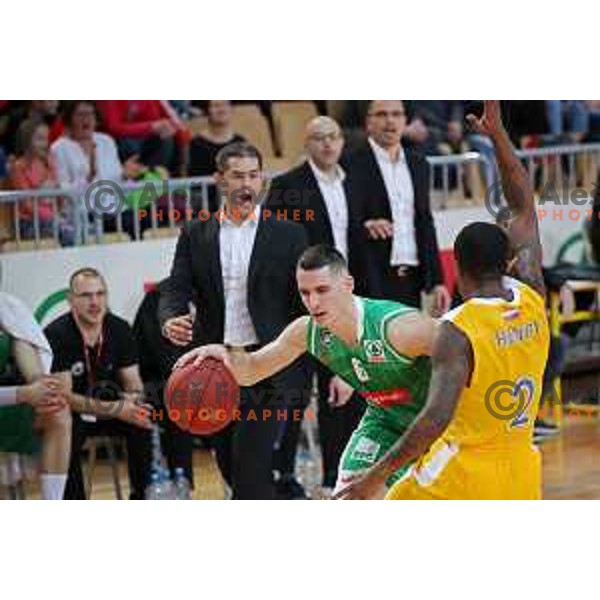 action during semi-final of Spar Cup between Sixt Primorska and Petrol Olimpija in Bonifika Hall, Koper, Slovenia on February 16, 2019