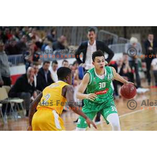 action during semi-final of Spar Cup between Sixt Primorska and Petrol Olimpija in Bonifika Hall, Koper, Slovenia on February 16, 2019
