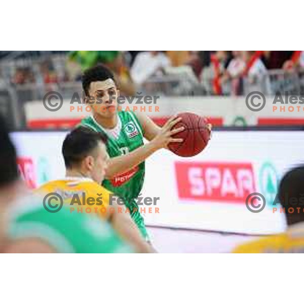 action during semi-final of Spar Cup between Sixt Primorska and Petrol Olimpija in Bonifika Hall, Koper, Slovenia on February 16, 2019