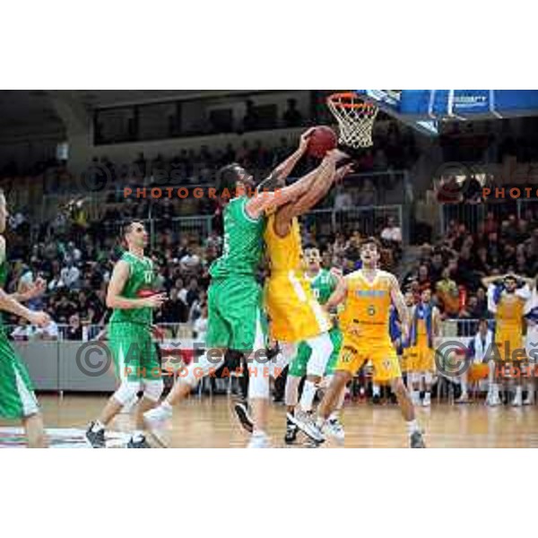 action during semi-final of Spar Cup between Sixt Primorska and Petrol Olimpija in Bonifika Hall, Koper, Slovenia on February 16, 2019