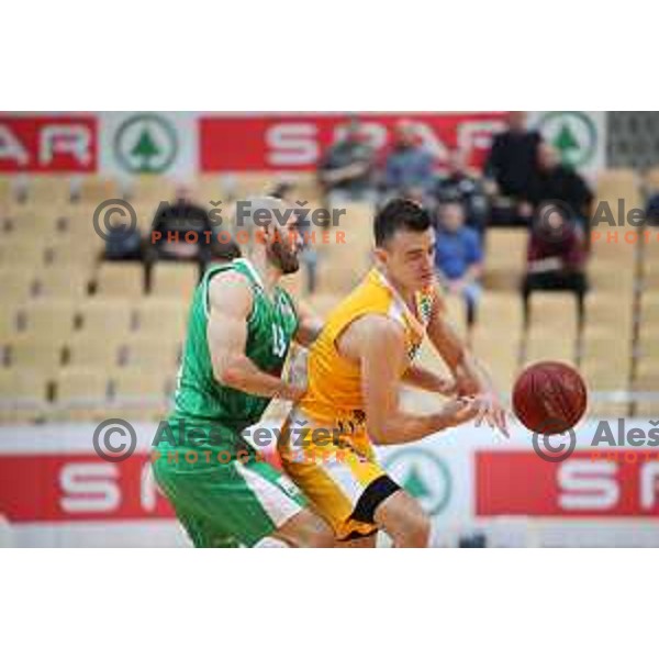 action during semi-final of Spar Cup between Sixt Primorska and Petrol Olimpija in Bonifika Hall, Koper, Slovenia on February 16, 2019